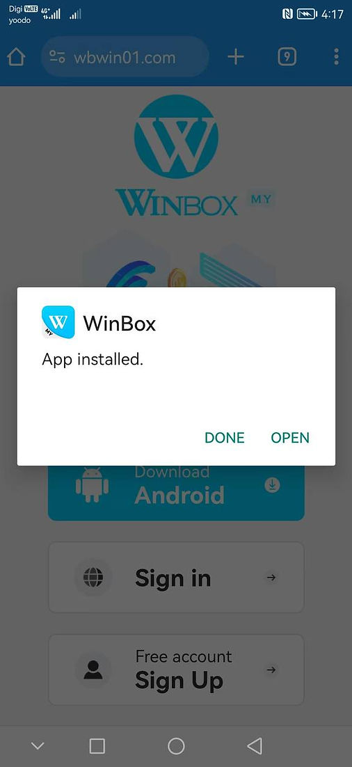 Winbox android download step 3