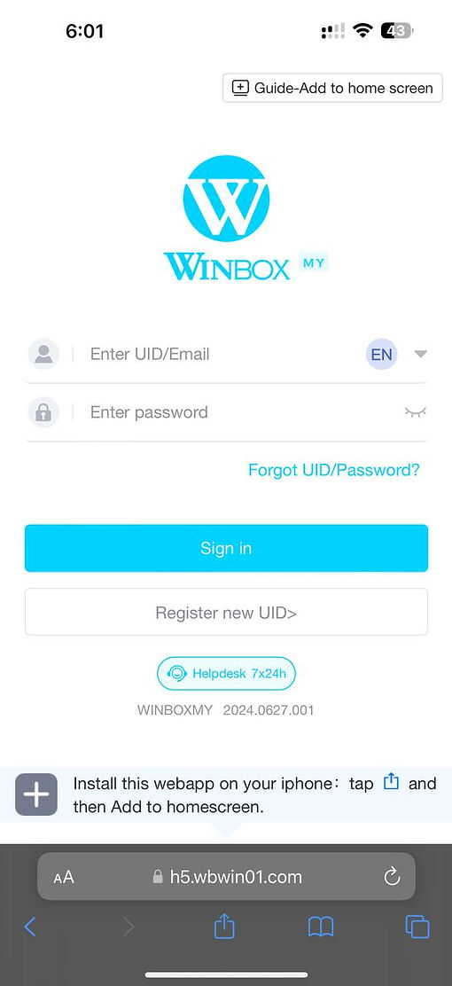 winbox ios download step1