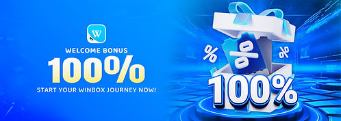 Welcome Bonus 100% promotion banner