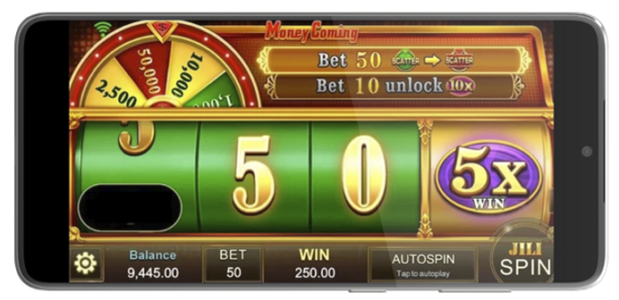 money coming by jili slots
